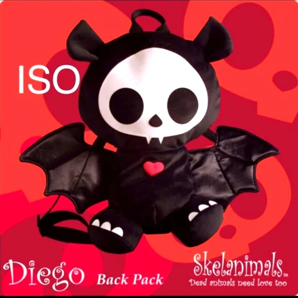 Hot Topic | Bags | Iso Skelanimals Diego The Bat Backpack  display picture 3